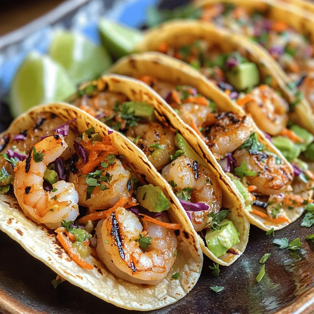 Savor the Sunshine: Irresistible Grilled Shrimp Tacos Recipe - Scarlet Recipes featured image