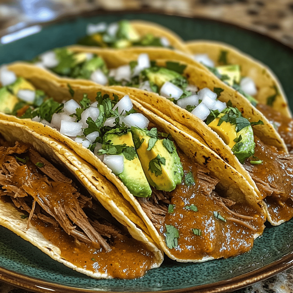 Savory Brisket Tacos with Smoky Chipotle Sauce - Scarlet Recipes featured image