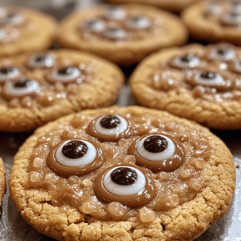 Delicious Spider Cookies with Candy Eyes Recipe - Scarlet Recipes featured image