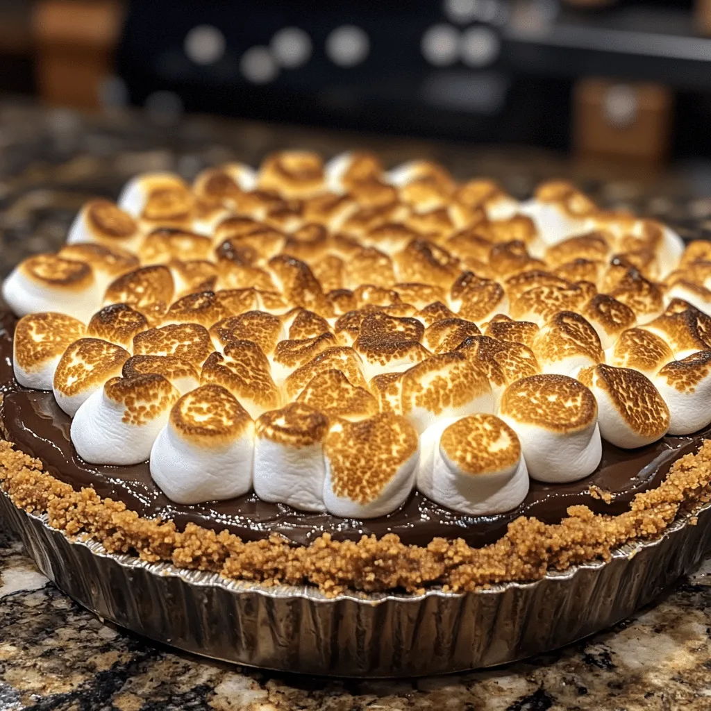 Irresistibly Fun Halloween S'mores Pies for Easy Entertaining - Scarlet Recipes featured image