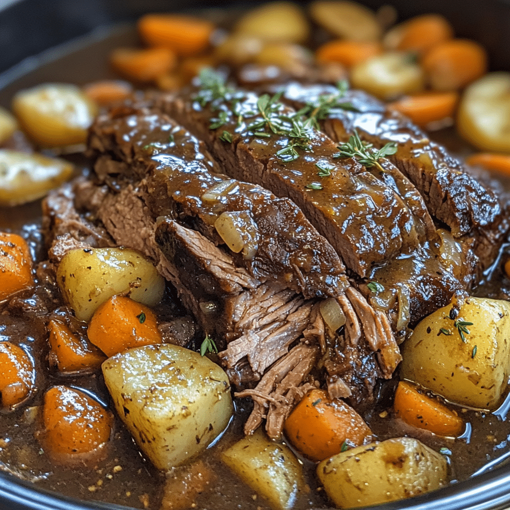 Easy Crock Pot Chuck Roast Recipe