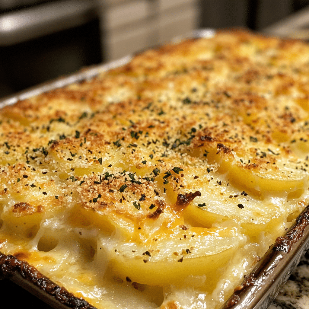 Creamy Potatoes Au Gratin: Effortless Comfort Food Delight - Scarlet Recipes featured image