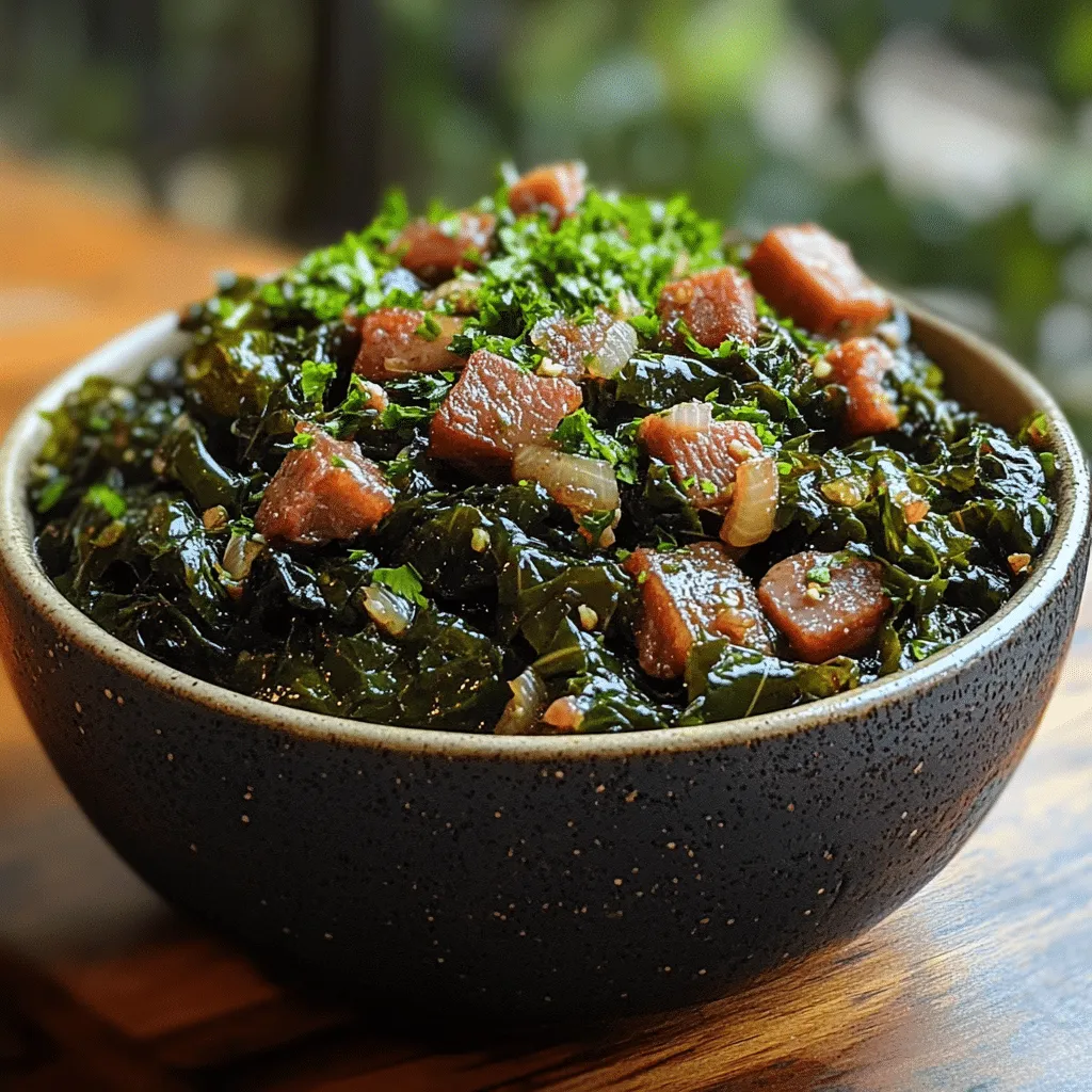 Savory Collard Greens with Smoked Turkey for Flavorful Comfort - Scarlet Recipes featured image