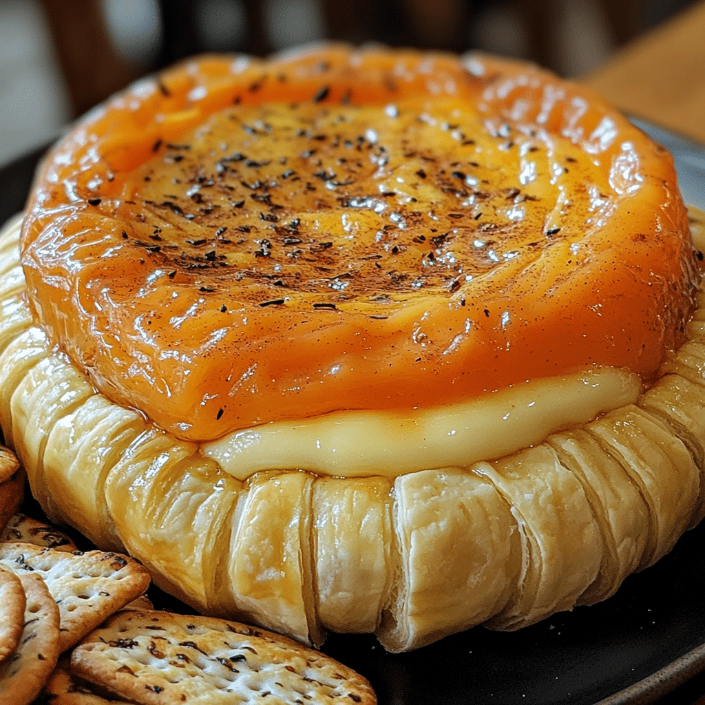 Indulgent Pumpkin Baked Brie: Effortless Fall Entertaining - Scarlet Recipes featured image