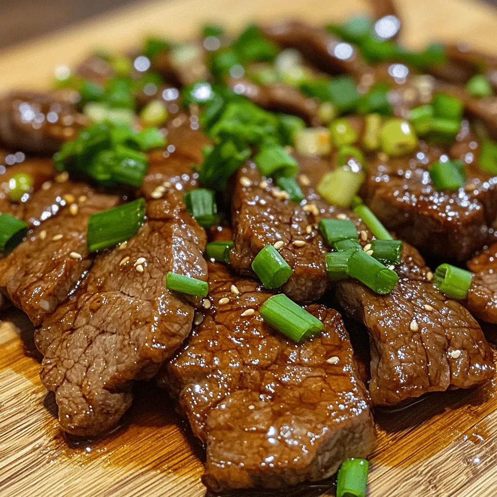 Air Fryer Mongolian Beef with Sweet Soy Glaze