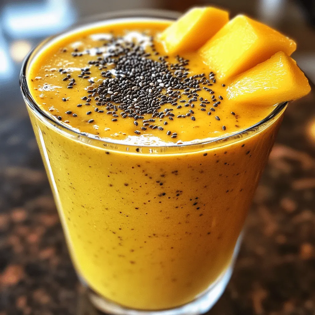 Creamy Coconut Mango Turmeric Bliss