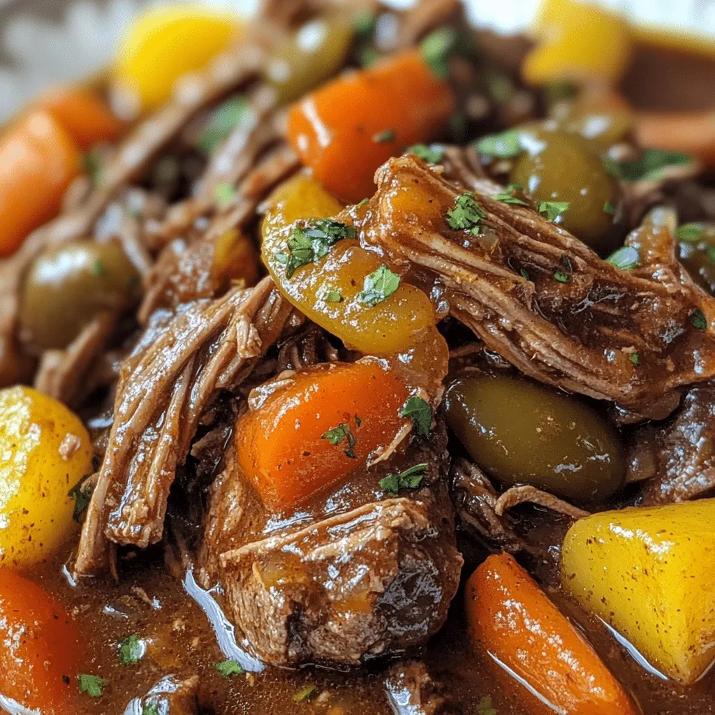 Slow Cooker Mississippi Pot Roast