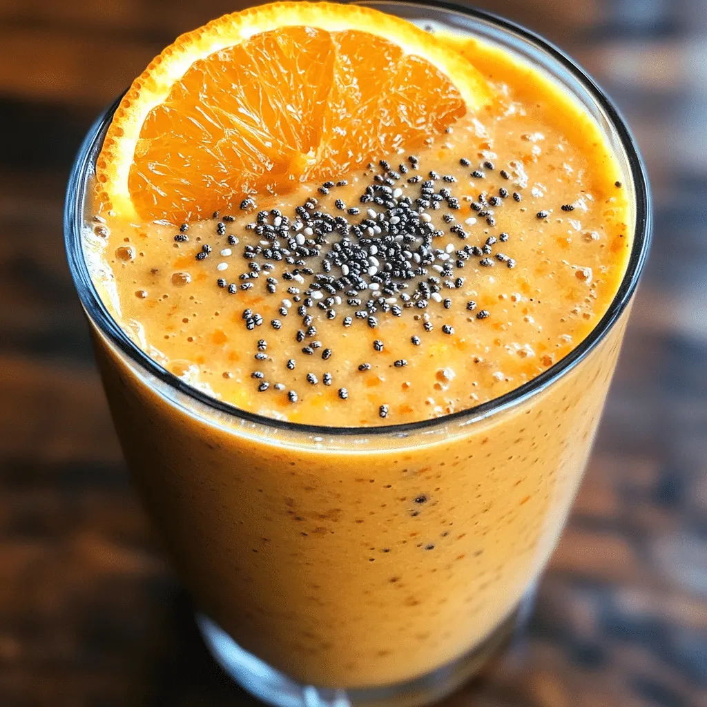 Citrus Carrot Glow Smoothie