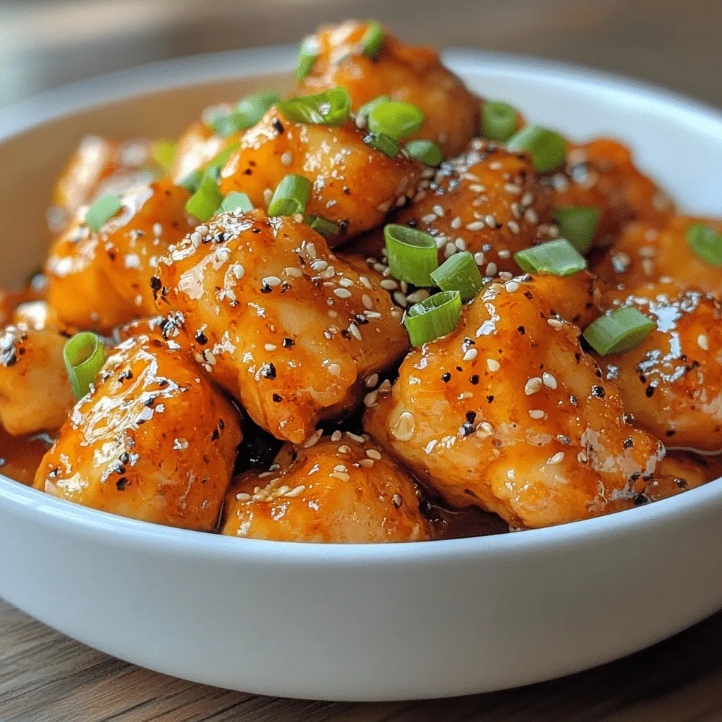 Crispy Air Fryer Orange Chicken with Zesty Glaze
