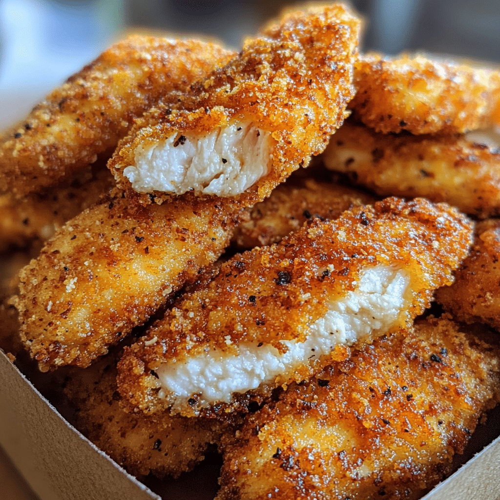 Crispy Air Fryer Chicken Tenders with Secret Spices
