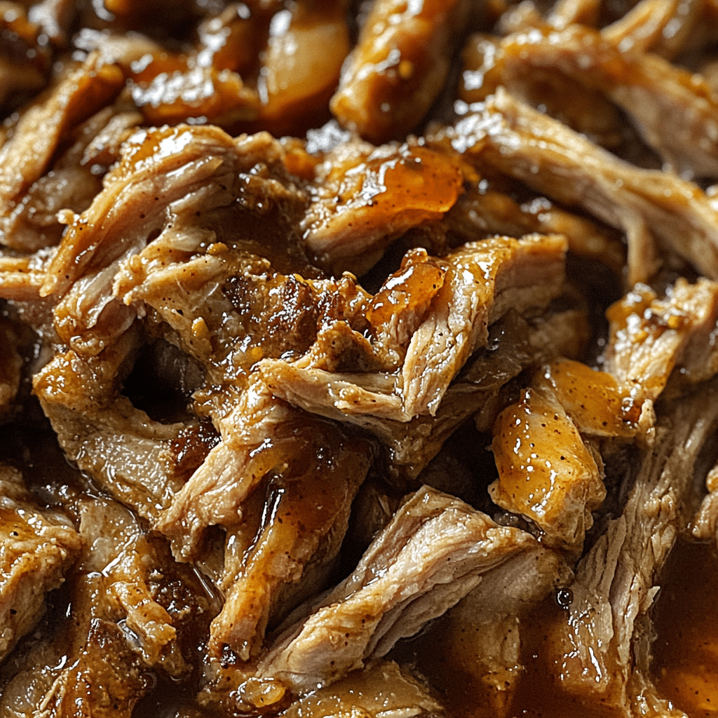 Savory Maple-Mustard Pulled Pork Crock Pot Recipe