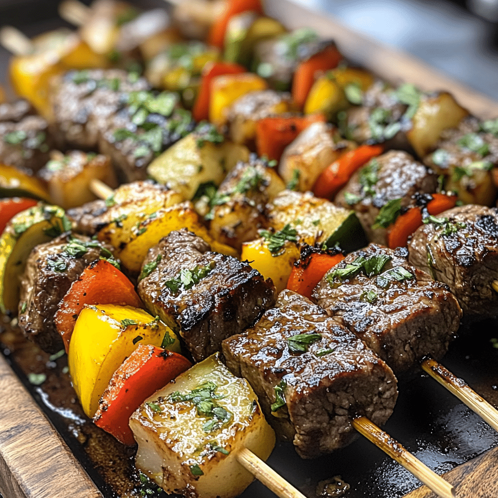 Savory Air Fryer Beef Kebabs