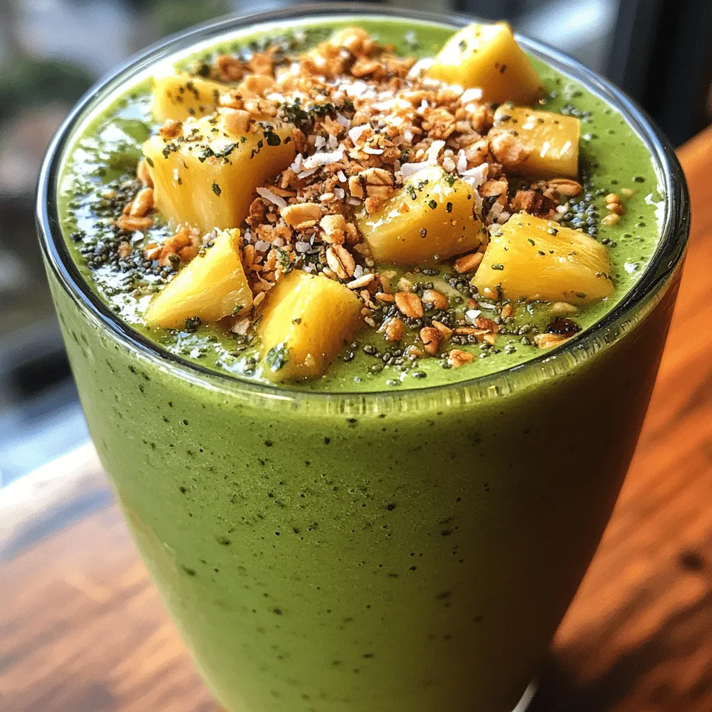 Tropical Greens Smoothie