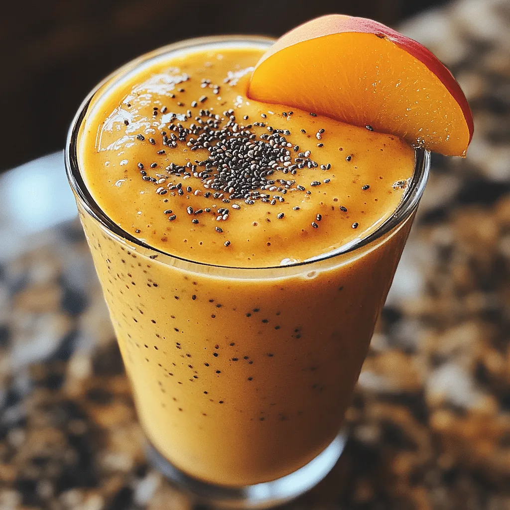 Apricot Honey Kefir Smoothie