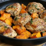 One-Pan Chicken and Sweet Potato Skillet