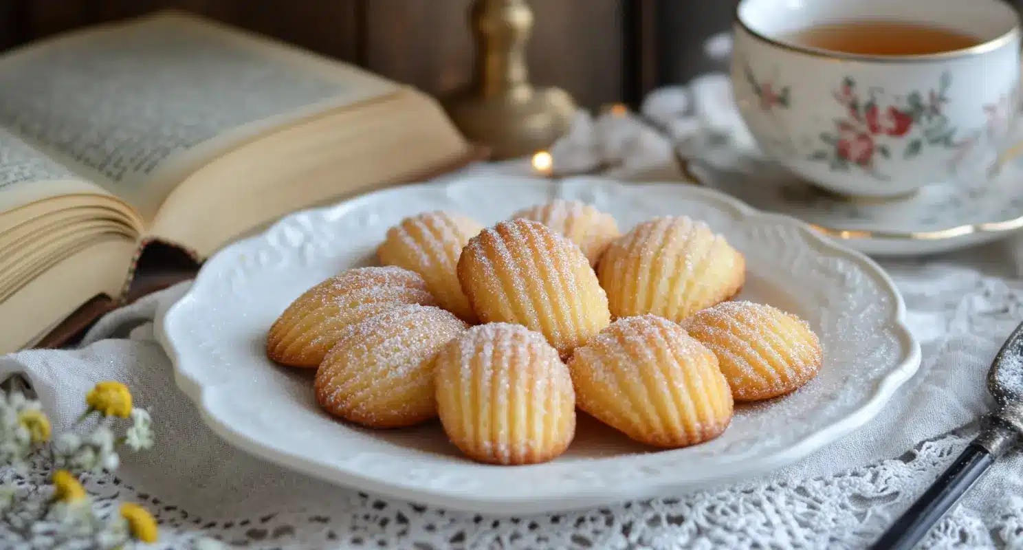 Madeline cookies recipe using cream - Scarlet recipes featured image